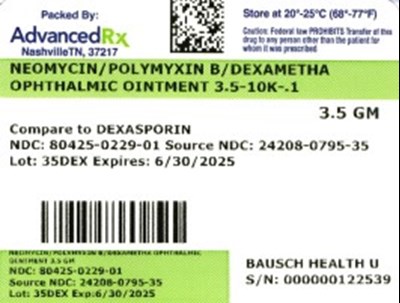 Label 1 (Neo Polymyx B Dexa 80425 0229 01)
